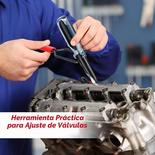 Vista 3 de Dreyoo herramienta de ajuste de válvula de tuerca de 10 mm, perno de ajuste de válvula ranurada, herramienta de rectificado de válvulas compatible