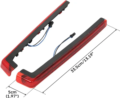 Vista 2 de TCMT Pack de Luces LED de Acento para Maletero y Marca Lateral Compatible con Harley Touring 2006-2025 Road Glide 2011-2025 Ultra Limited 2014-2024