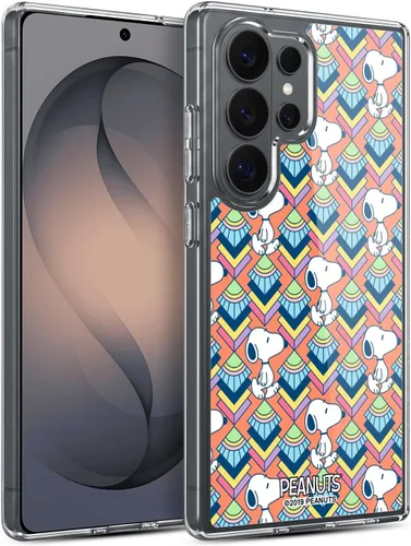 Vista 207 de Head Case Designs Snoopy Deco Dreams - Funda de gel con licencia oficial de Peanuts Blue Pattern [protección de grado militar] compatible con Google