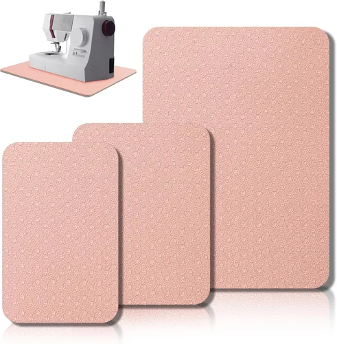 Vista 19 de Drydiet 3 Piezas Tapetes Silenciadores para Máquina de Coser Tapete de Pedal Almohadilla para Máquina de Coser Goma Antideslizante que se Mantiene