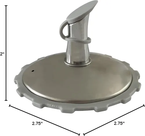 Vista 8 de Jarware Stainless Steel Oil Cruet Lid, Regular Mouth Mason Jar Spout Lid Stainless Steel Mason Jar Salad Dressing Lid Olive Oil Pour Spot For