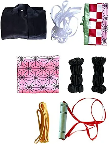 Vista 2 de Disfraz rosa para cosplay, disfraz de anime para mujer, disfraz de Halloween