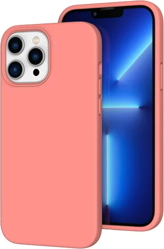 Vista 109 de Funda de silicona líquida compatible con iPhone 12 Pro Max 6.7 pulgadas, funda de gel de protección completa con forro de microfibra, funda