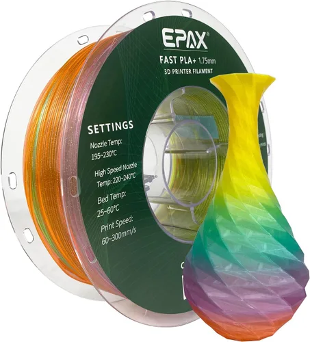 Vista 11 de EPAX High Speed PLA+ Filamento para Impresora 3D, Filamento de Impresión 3D de PLA Rápido, 1.75mm, Precisión Dimensional +/- 0.03 mm, Carrete de 1KG
