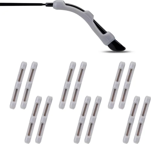 Vista 9 de lvvfit Lentes de silicona suave con puntas de sien, retenedores de lentes elásticos antideslizantes para lentes de sol, lentes de lectura, 6 pares
