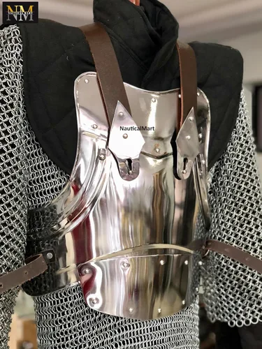 Vista 3 de MERC Light Armour Peto Medieval LARP Peto Armadura Coraza
