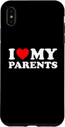 Vista 11 de I Love My Parents - Red Heart Case for iPhone 16