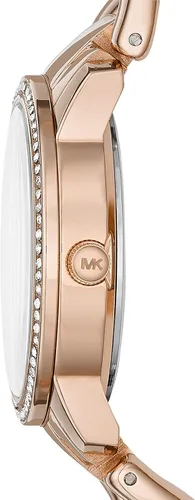 Vista 2 de Michael Kors Lady Nini - Reloj de cadena para mujer movimiento de cuarzo de 3 manos con bisel de cristal