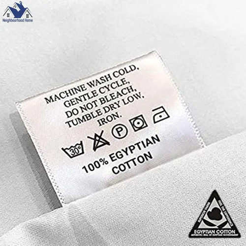 Vista 5 de Juego de sábanas de algodón egipcio puro de 600 hilos y fundas de almohada – Sábanas de algodón egipcio tamaño individual – Sábanas de satén