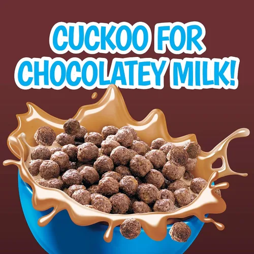 Vista 4 de Cocoa Puffs, cereales para el desayuno con sabor a chocolate, fabricados con grano entero, 10.4 oz