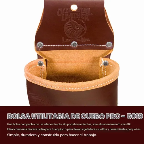Vista 2 de Occidental Leather Pro Leather Utility Bag - 1 bolsillo - Simple y compacto - Fabricado en Estados Unidos
