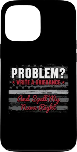 Vista 24 de Write A Grievance and Spell My Name Case for iPhone 17
