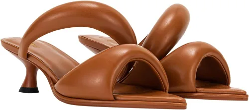 Vista 4 de JW PEI Sandalias de tacón Sara Mule para mujer