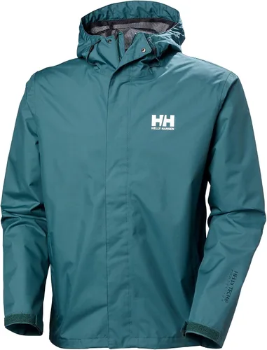 Vista 43 de Helly-Hansen Seven J - Chaqueta impermeable resistente al viento transpirable para hombre Sorbete de naranja 320
