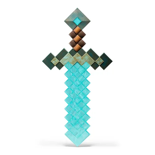 Vista 2 de The Noble Collection Minecraft Diamond Sword Collector Replica