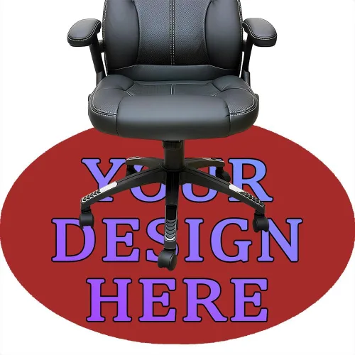 Vista 86 de Tapete redondo personalizado para silla de escritorio de oficina, diseño de tu propio logotipo de foto, texto, alfombrillas circulares