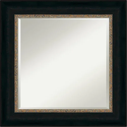 Vista 15 de Amanti Art Bronze Bathroom Mirror for Over Sink, 27x27 Paragon Bronze Square Vanity Mirror, Medium Traditional Frame, Hangs Horizonally and