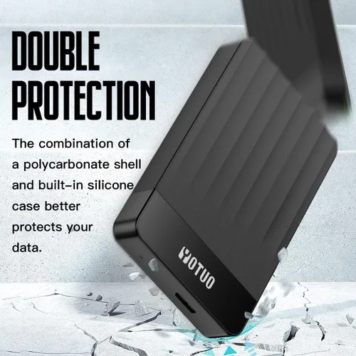 Vista 4 de YOTUO Disco duro externo portátil 120GB HDD móvil USB 3.0 para PC,Mac,Escritorio,Ordenador portátil