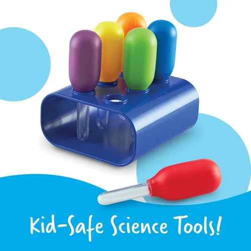 Vista 7 de Learning Resources Juego de lupas de ciencia primaria (6 piezas) y cuentagotas (6 piezas) para niños
