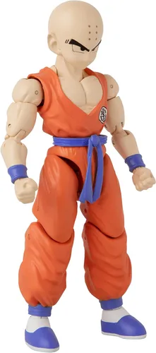 Vista 8 de Dragon Ball Super - Dragon Stars - Krillin, figura de acción de 6.5 pulgadas Dragonball Super Figura de acción de 6 pulgadas Dragon Stars Series