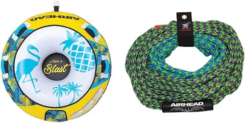 Vista 3 de AIRHEAD - Inflable remolcable Blast de 1 a 4 pasajeros para actividades acuáticas