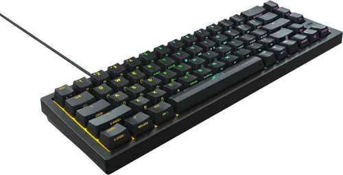 Vista 6 de Xtrfy Teclado compacto para juegos K5 RGB con cable Diseño de EE. UU. (negro)