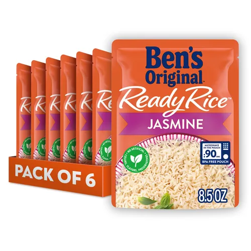 Vista 14 de BEN'S ORIGINAL Arroz Basmati Listo, Guarnición Fácil, Bolsa de 8.5 oz (Paquete de 6)