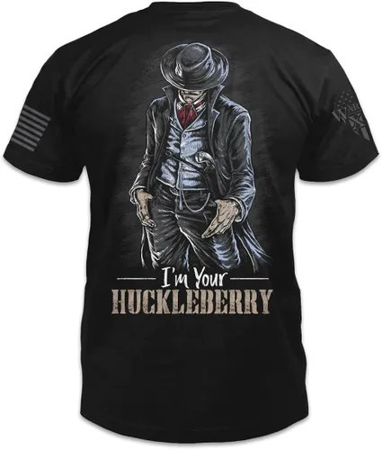Vista 2 de Warrior 12 Im Your Huckleberry Negro M