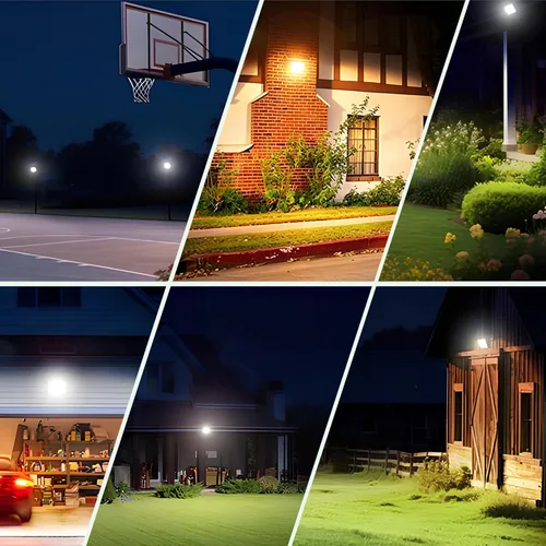 Vista 9 de intelamp Solar Flood Lights Outdoor Waterproof, 20000mAh 2000LM