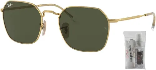Vista 2 de Ray-Ban RB3694 - Gafas de sol irregulares para hombres y mujeres + paquete con kit de gafas de cortesía de diseñador iWear