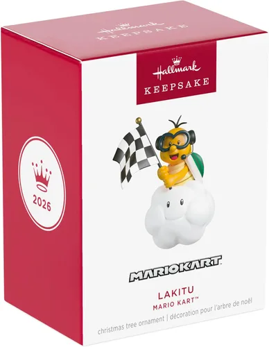 Vista 7 de Hallmark Keepsake Adorno navideño de Nintendo (Mario Kart Lakitu)