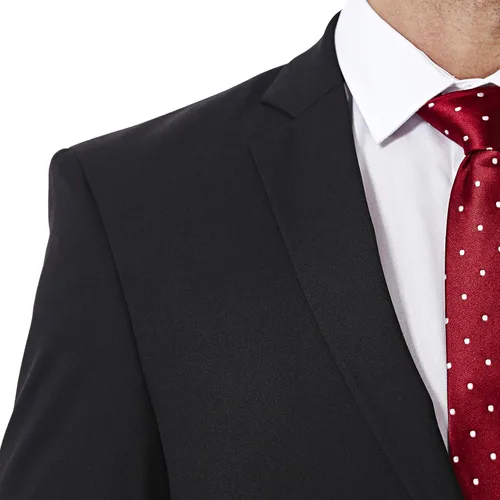 Vista 2 de J. M. Haggar - Abrigo de 4 vías elástico sólido con 2 botones y ajuste delgado para un abrigo separado con pantalones separados