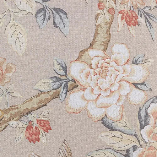 Vista 8 de WAVERLY Mudan - Juego de edredón reversible con diseño floral, tamaño King, color gris topo, 4 piezas