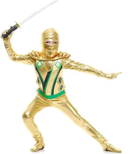 Vista 4 de Rubies Toddler Gold Ninja Avengers Series III Costume