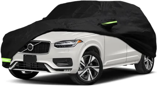 Vista 9 de YIXIN Funda impermeable para automóvil Infiniti QX80 2014-2026, ajuste personalizado, correa 100% impermeable a prueba de viento y bandas