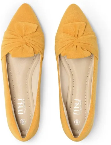 Vista 5 de MUSSHOE - Zapatos planos para mujer, de espuma viscoelástica, cómodos y puntiagudos