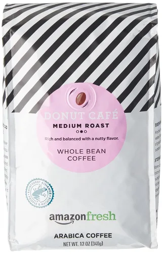 Vista 14 de Amazon Fresh, Just Bright - Café en grano entero tostado ligero, 32 onzas