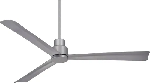 Vista 11 de Minka-Aire F786-BNW Ventilador de techo simple de 44 pulgadas para exteriores de 3 aspas con motor de CC en acabado húmedo de níquel cepillado