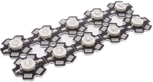 Vista 5 de 10 piezas de alta potencia Led chip 3W SMD COB COB componentes diodo en 0.787 in PCB base (10pcs 3W blanco natural en PCB)