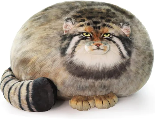 Vista 5 de ETAOLINE - Almohada acolchada y rellena de algodón con bonita forma de foca gordita de peluche (tamaño S)