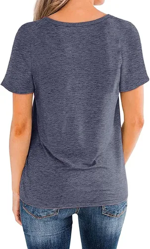 Vista 2 de Vaise Camiseta de manga larga para mujer, diseño de mamá oso con bolsillos