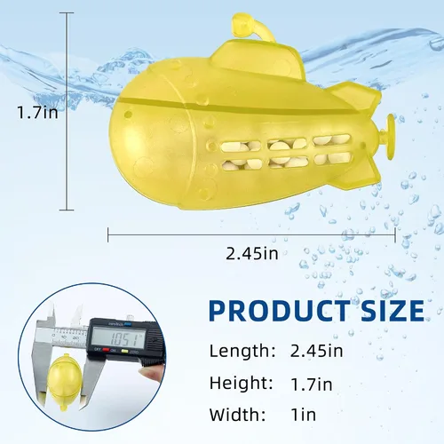 Vista 3 de AMI PARTS Humidificador universal limpiador de peces para todos los humidificadores y peceras, purifica el agua, suaviza el agua dura, evita