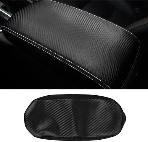 Vista 11 de LEXLEY, Con "SENTRA" LOGO - Funda para reposabrazos, almohadilla de consola central, impermeable, antiarañazos, de cuero, para Nissan 2013-2019