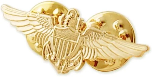 Vista 2 de PinMart Pin de solapa con licencia oficial de la Marina de los Estados Unidos