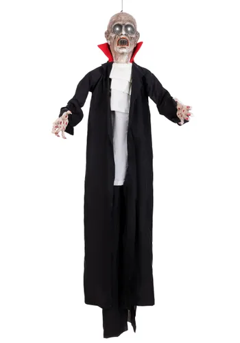 Vista 6 de Figura Animatrónica Colgante Vampiro Silas de 1.68m que Tiembla Multicolor