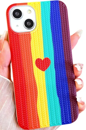 Vista 17 de Funda compatible con iPhone 13 Pro con forma de corazón para mujeres y niñas, diseño estético, delgado, delgado, a prueba de golpes, funda