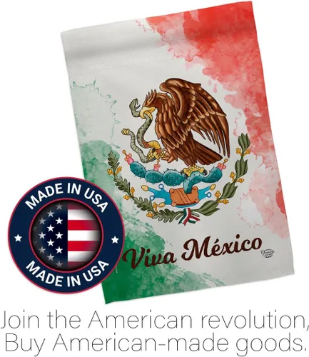 Vista 5 de Ornamento Collection Viva México Casa Bandera Pack de Nación Regional Internacional Mundo País Particular Área Decoración Banner Pequeño Jardín