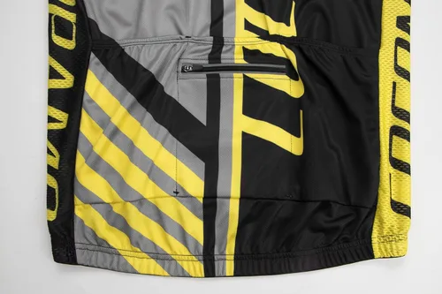 Vista 4 de Coconut Ropamo CR - Conjunto de camiseta de ciclismo para hombre, con cremallera y bolsillo con pantalones cortos con acolchado 4D