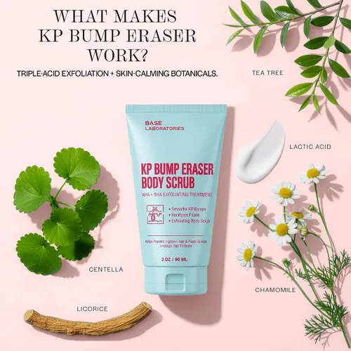 Vista 10 de BASE LABORATORIES Exfoliante corporal para cabello encarnado y KP con AHA