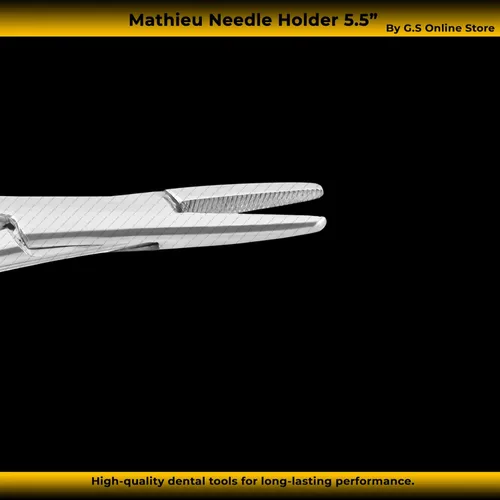 Vista 3 de Portaagujas Ortho Mathieu Perma-Sharp Instrumentos dentales de acero inoxidable por G.S Online Store
